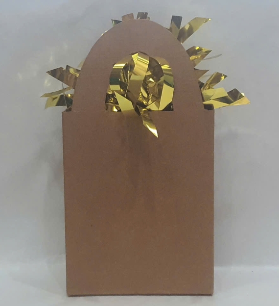Foil and Paper Mini Tote Balloon Weight 13